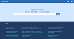 Desktop Screenshot of myhealthbox.eu