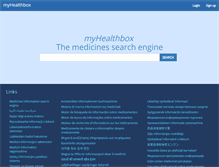 Tablet Screenshot of myhealthbox.eu